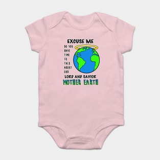 Save Mother Earth Planet Day Gaea Climate Change Nature Baby Bodysuit